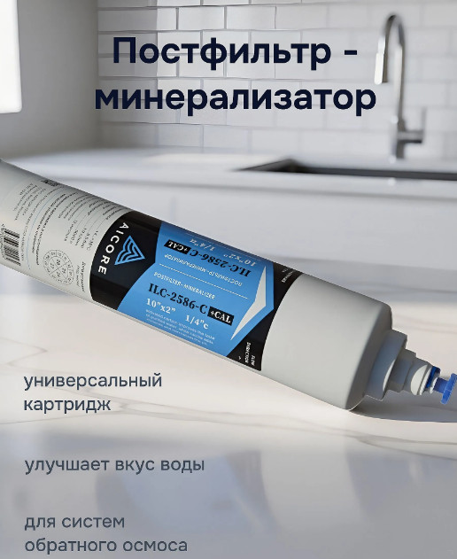 Минерализатор AICORE ILС-2586-C+CAL (2x10-1/4ц)