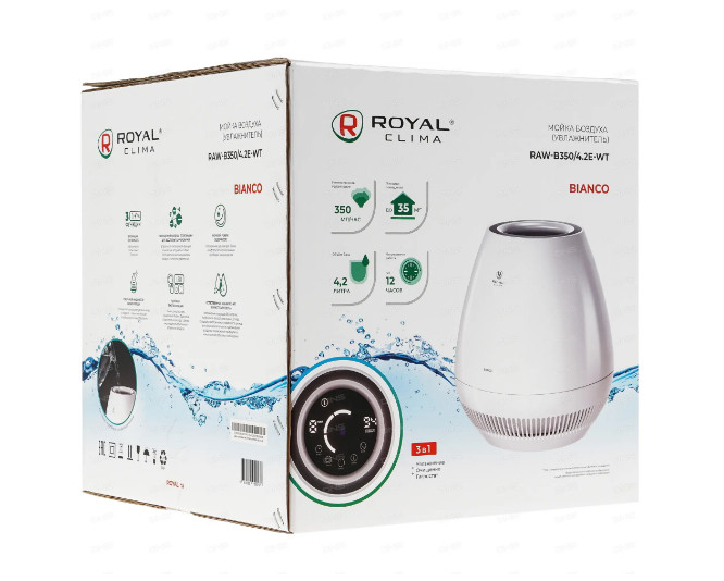 Упаковка мойки воздуха BIANCO RAW-B350/4.2E-WT