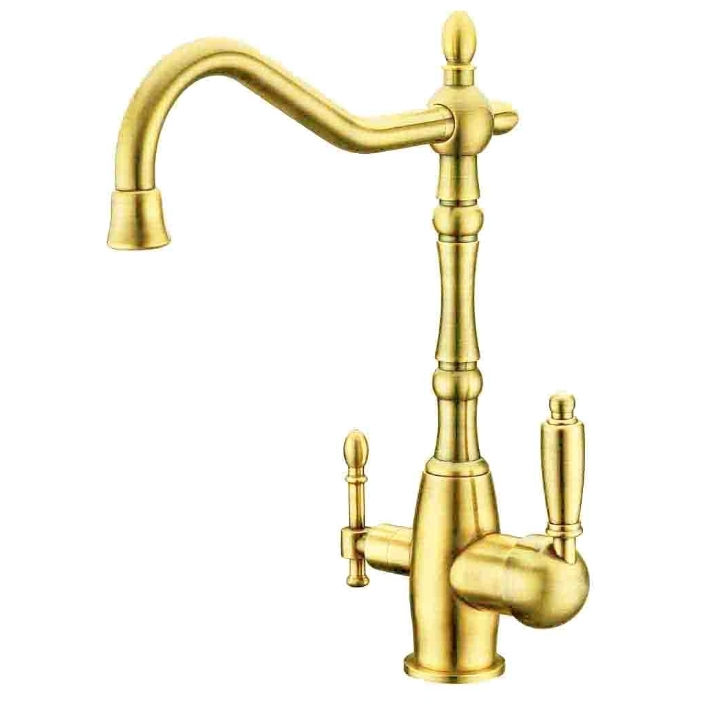 Zorg Комбинированный смеситель ZR 312 YF-33 BR Light светлая бронза