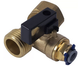 Аквафор Тройник с шаровым краном 1/2х1/2х3/8 (АФ71-050 оп.05)