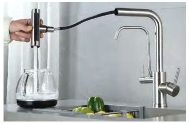 Выдвижная лейка смесителя SH 091 INOX