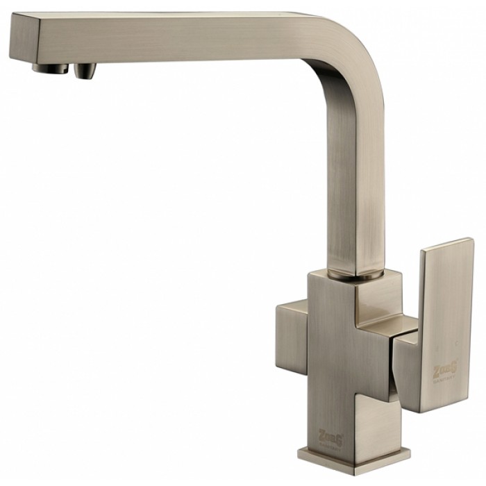 Zorg Комбинированный смеситель ZR 311 YF-NICKEL никель