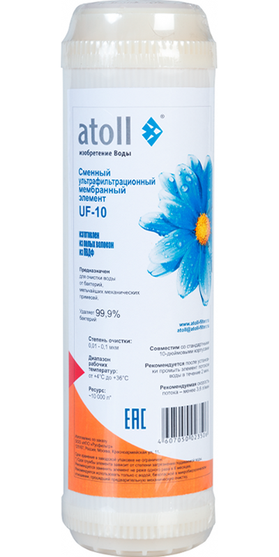 Сменный фильтрующий элемент Atoll UF-10