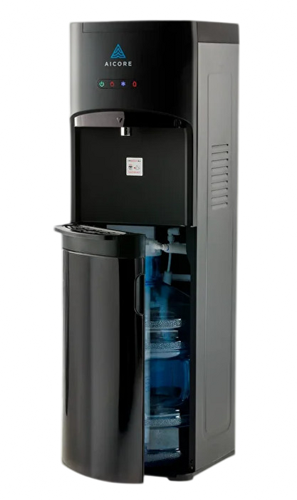 Напольный кулер с газацией воды AICORE DFS420-S1-CHG-BD