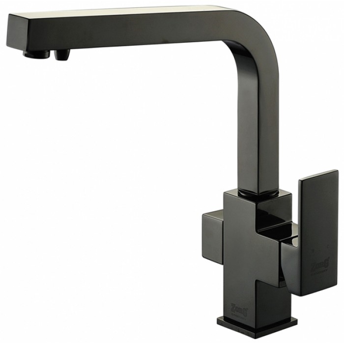 Zorg Комбинированный смеситель ZR 311 YF-BLACK матовый черный