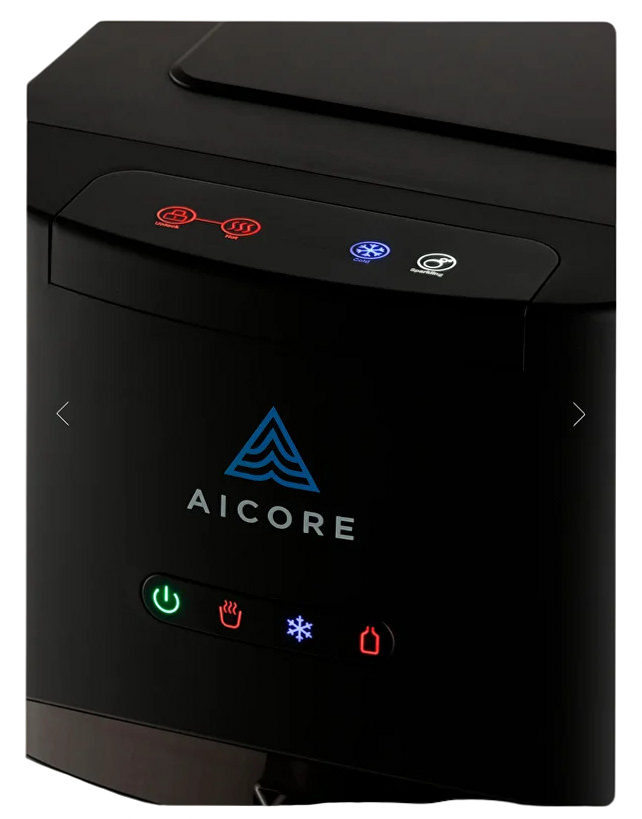 Напольный кулер с газацией воды AICORE DFS420-S1-CHG-BD