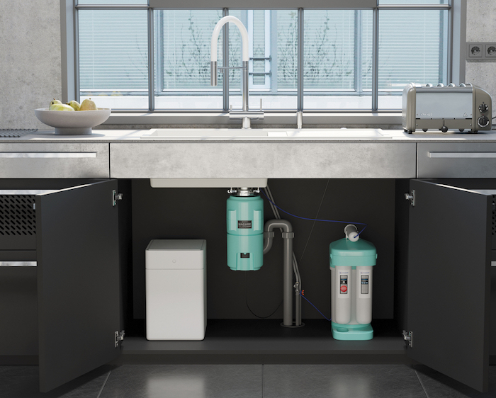 Пример монтажа Omoikiri NAGARE SLIM 1250 AZ