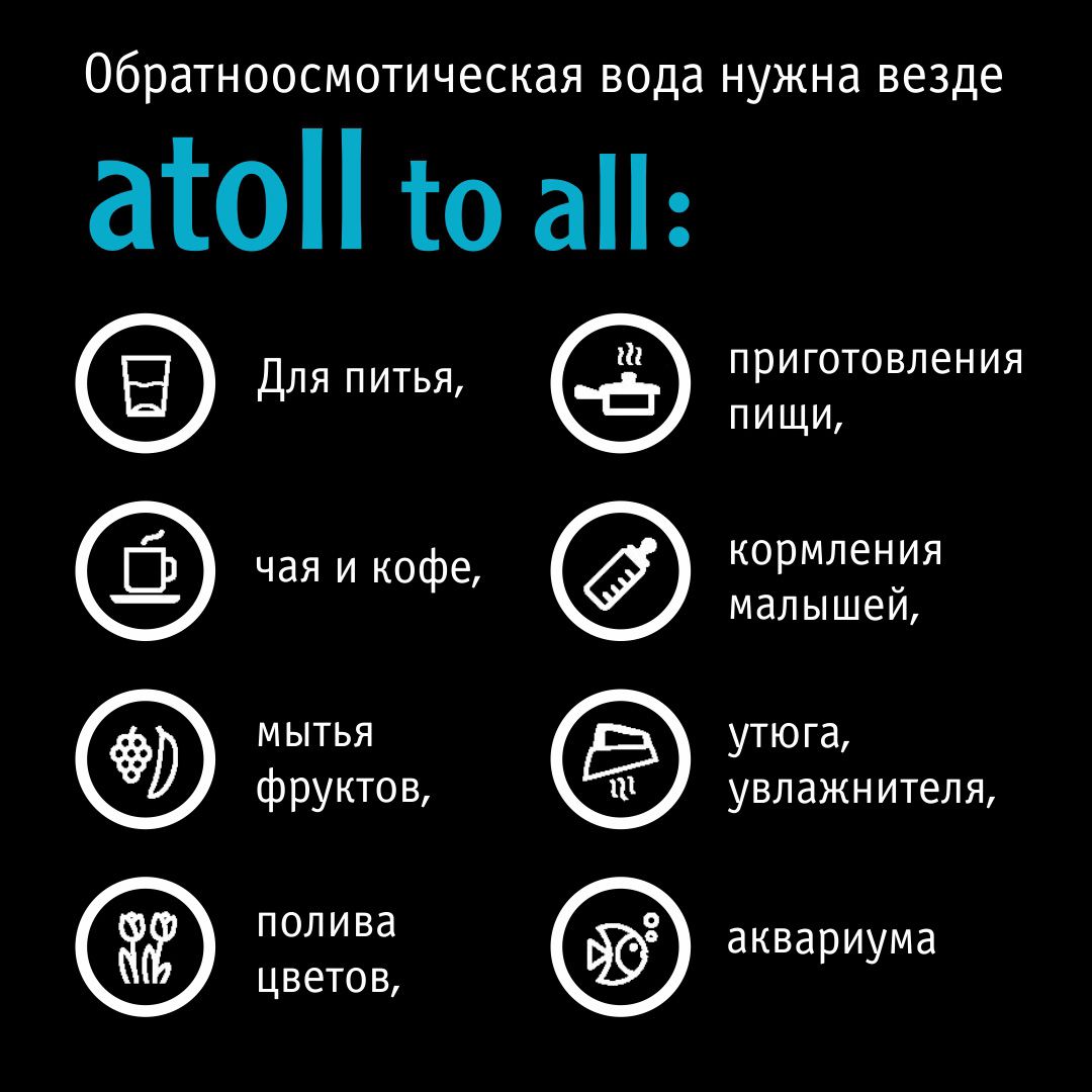 Система обратного осмоса Atoll TWIST M (без крана)