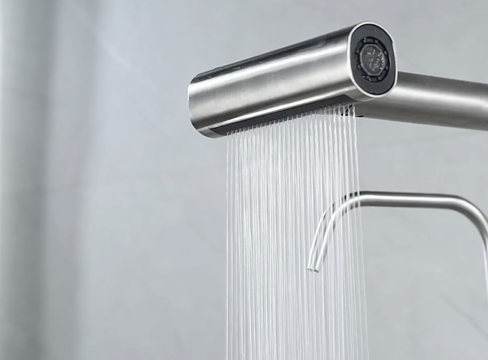 Zorg Комбинированный смеситель SH 091 INOX нержавеющая сталь