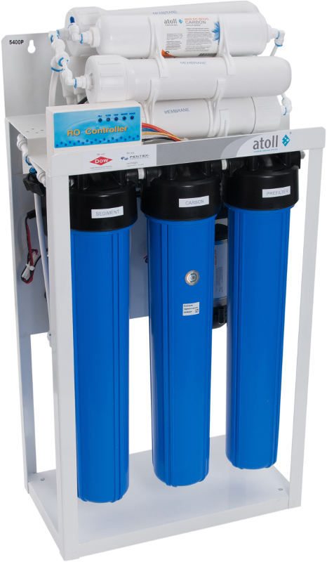 Коммерческая питьевая система обратного осмоса atoll A-5400p STD (без бака) с насосом повышения давления