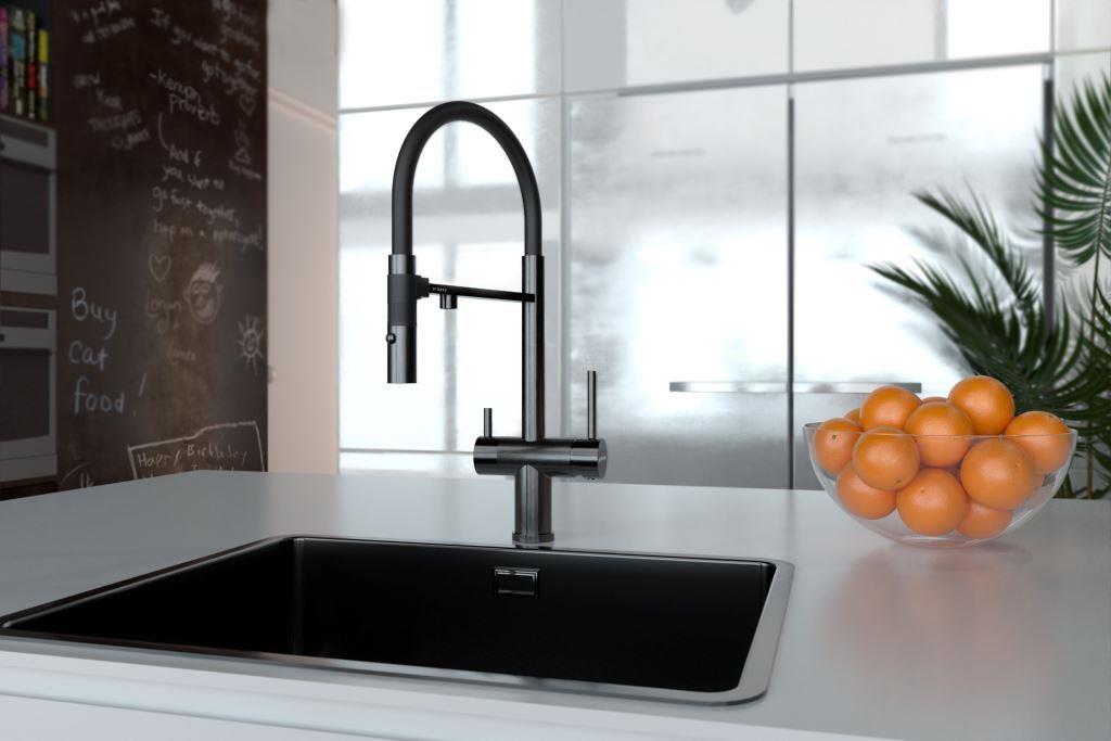 Paulmark Комбинированный смеситель GRAVITY Gr213118-401 антрацит