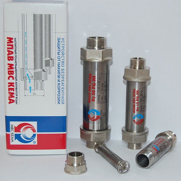 Магнитный преобразователь воды МВС КЕМА РЦ-ЭН