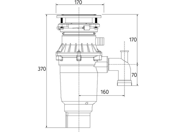 Габариты Bone Crusher BC 810 SLIM LINE (BC 810-SL)