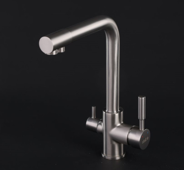 Atoll Комбинированный смеситель 2215-NP (полуматовый никель)