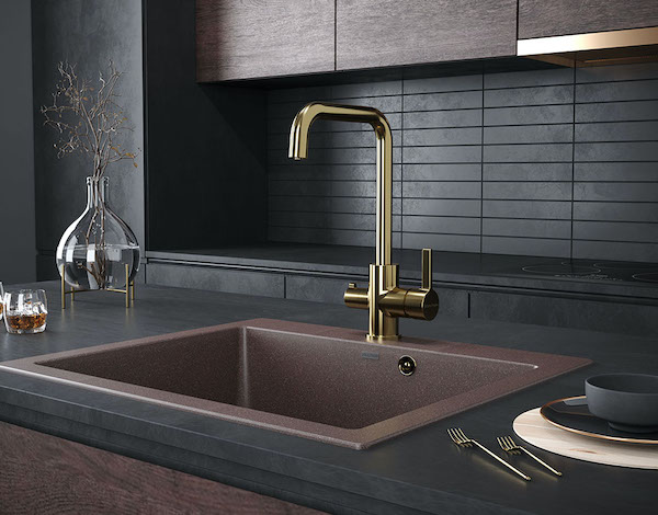 Paulmark Комбинированный смеситель LOGAS Lo213021-431G золото