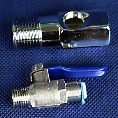 Переходник с шаровым краном от Atoll U-31 STDA