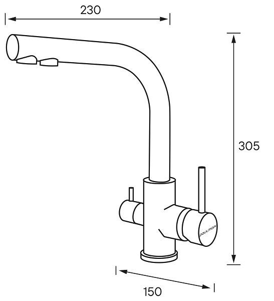 Размеры Paulmark Essen Es213011-401-BR антрацит/бронза