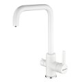 Paulmark Комбинированный смеситель LOGAS Lo213021-431TW белый матовый