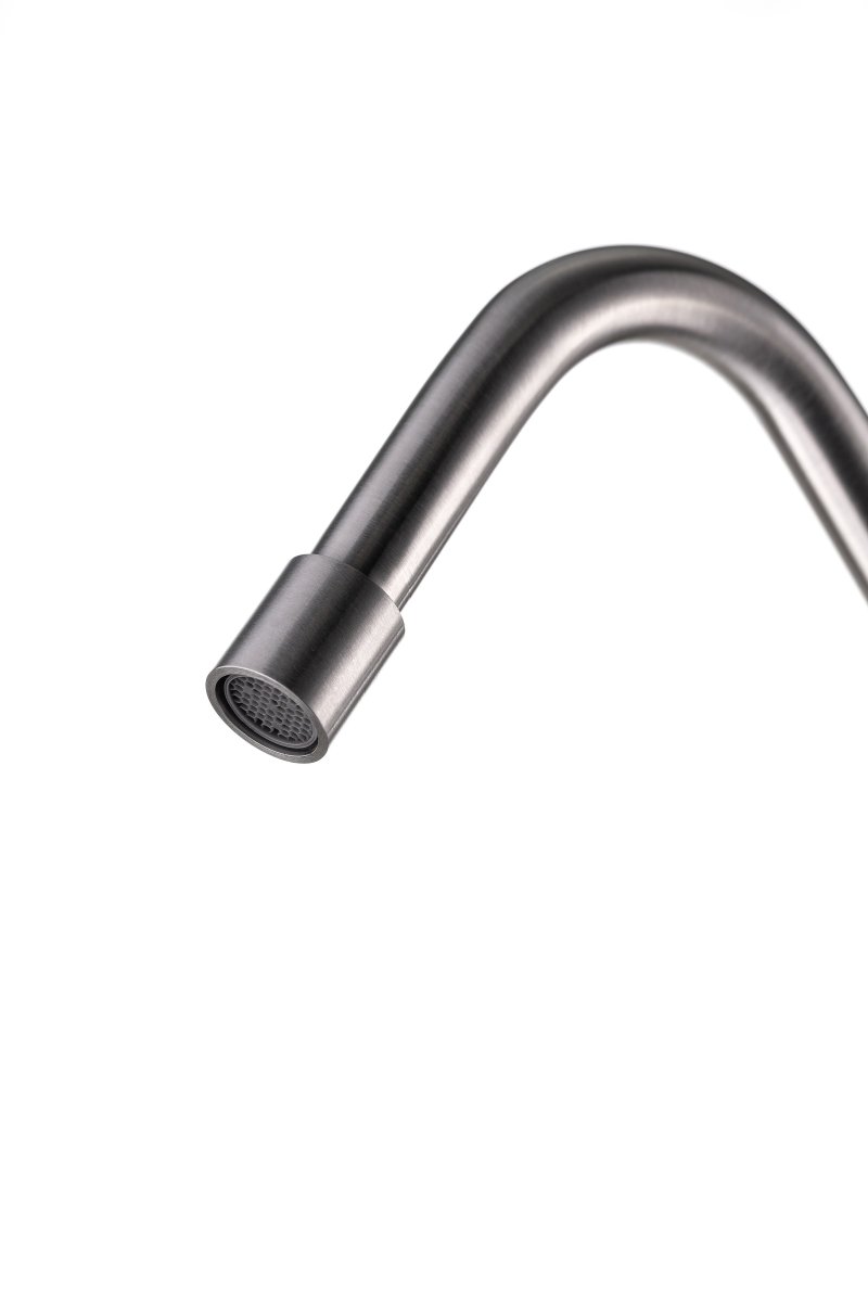 Гейзер Комбинированный смеситель Ханлен (25686) нерж. сталь