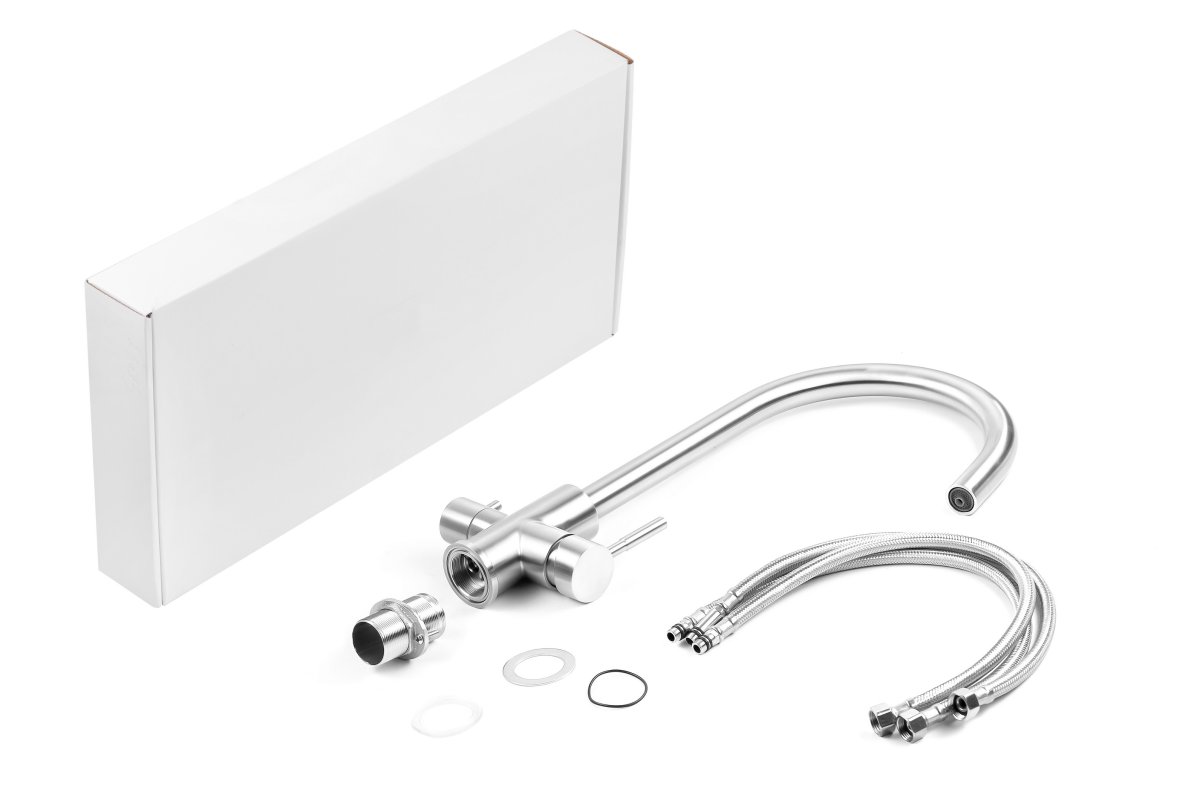 Гейзер Комбинированный смеситель Тугела (25693) хром