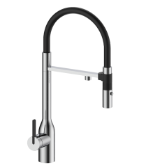 Paulmark Комбинированный смеситель MAGNETO ONE Ma213188-BS нерж. сталь