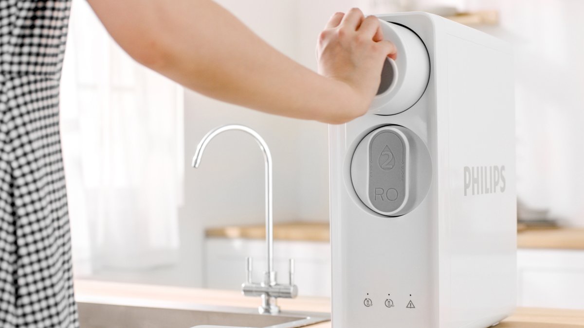 Простая и гигиеничная замена картриджей в фильтре PHILIPS AUT2016/10