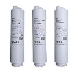 Atoll Набор Картриджей №118 (префильтр, постфильтр, мембрана для atoll X100)