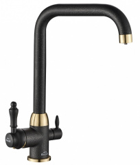 Zorg Комбинированный смеситель SH 725 BLACK BR (бронза, черный металлик)