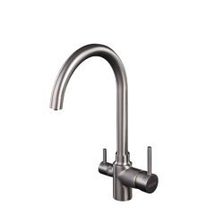 Atoll Комбинированный смеситель 2209-NP полуматовый никель