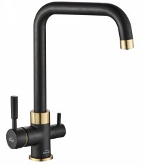 Zorg Комбинированный смеситель SH 715 BLACK BR бронза, черный металлик