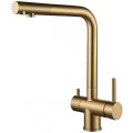 Paulmark Комбинированный смеситель SKALEN Sk213020-BG матовое золото