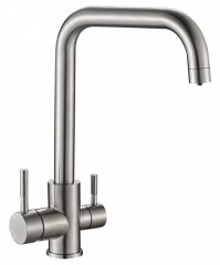 Zorg Комбинированный смеситель SH 715 INOX нерж. сталь