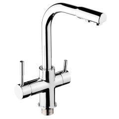 Гейзер Комбинированный смеситель Lux (25431) хром