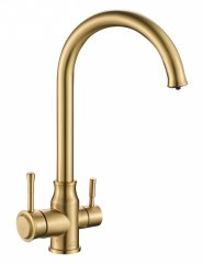 Zorg Комбинированный смеситель SH 763 INOX BRONZE PVD (бронза)