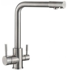 Zorg Комбинированный смеситель SH 801 INOX нержавеющая сталь