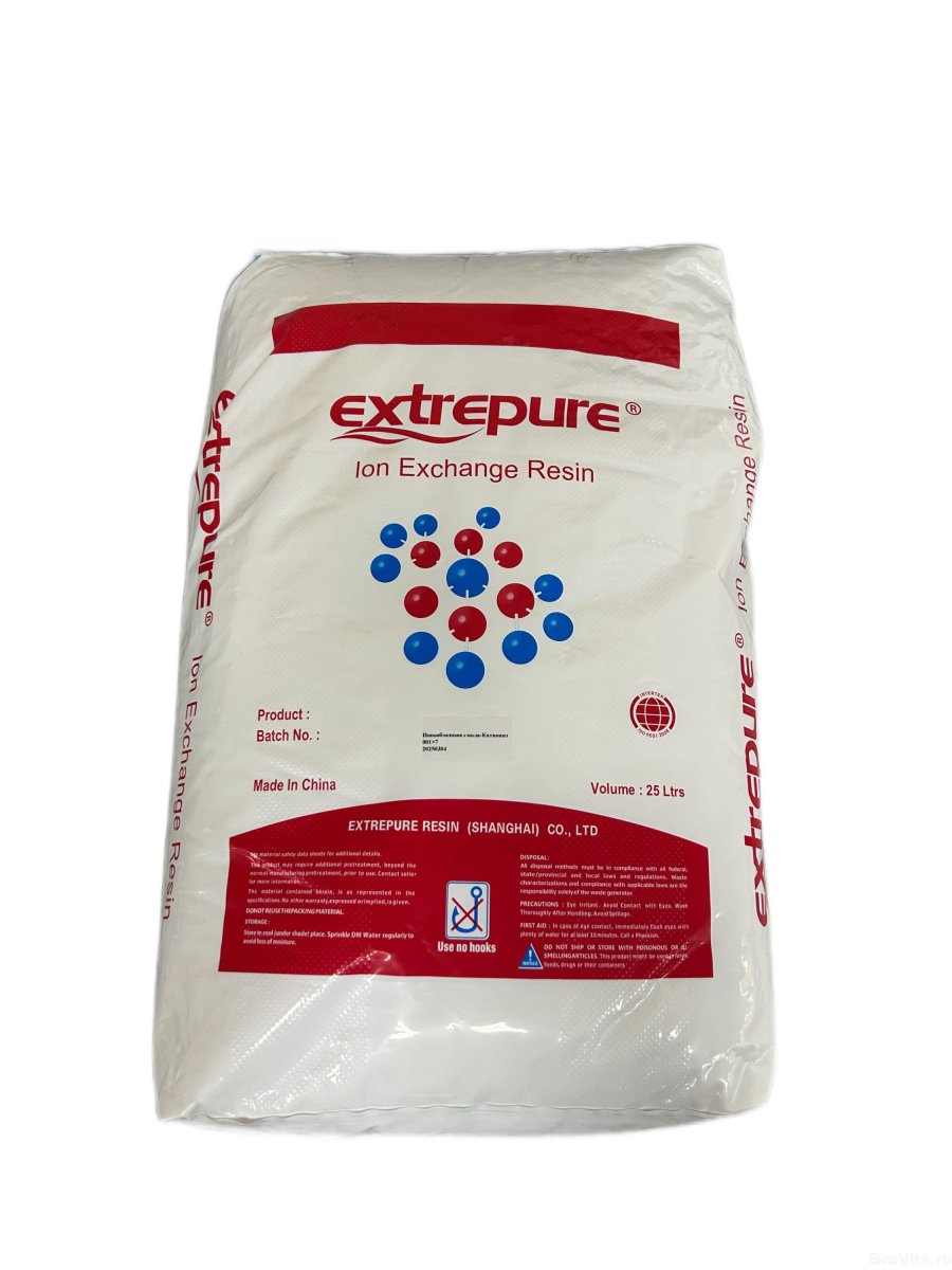 Extrepure Resin Ионообменная смола-сильнокислотный катионит в Na-форме Extrepure 001*7 Na FG