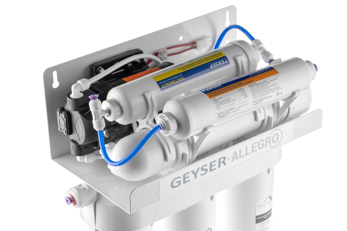 Гейзер Аллегро ПМ с помпой и минерализатором (бак 12 л)