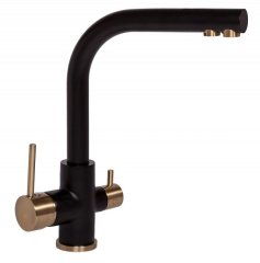 Paulmark Комбинированный смеситель Essen Es213011-401-BR антрацит/бронза