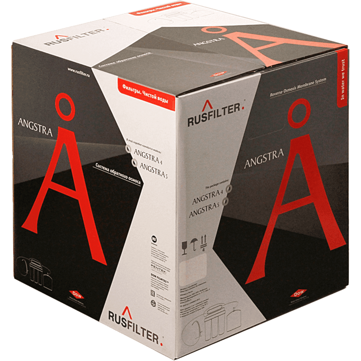 Премиальная система обратного осмоса Angstra R-5C (без крана)