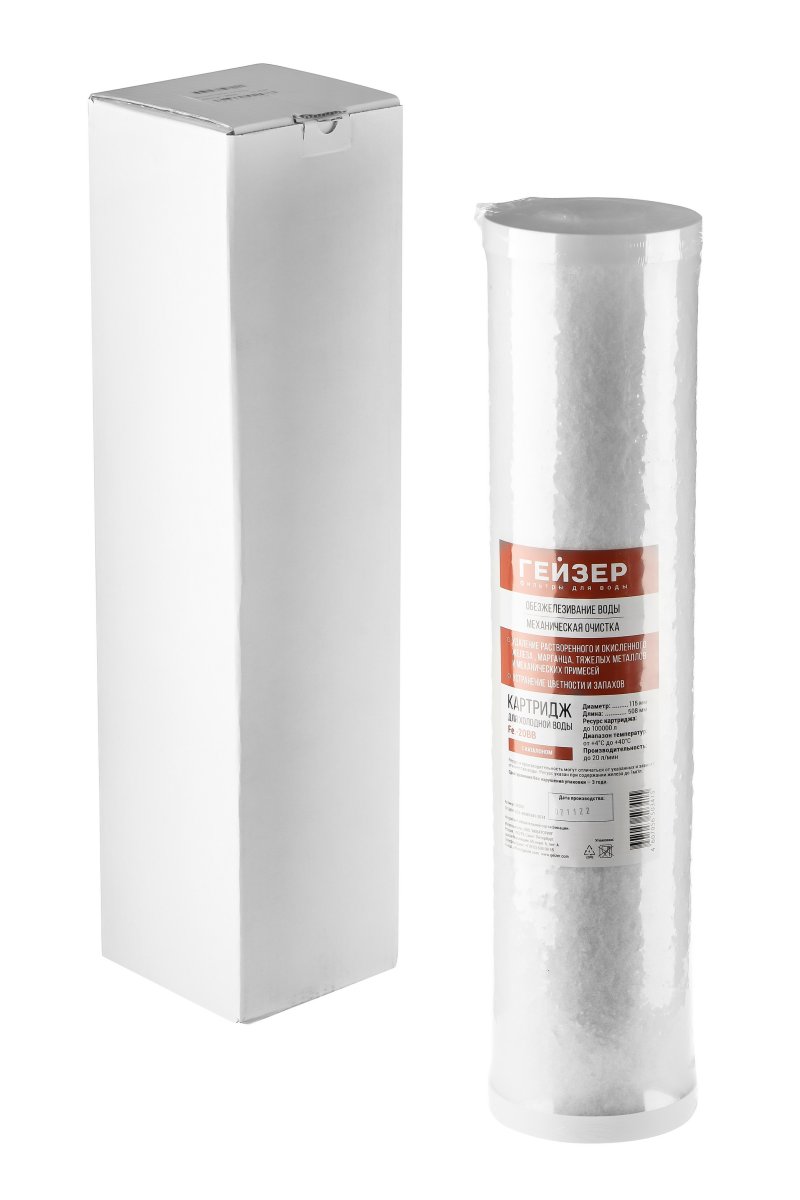 Сменный фильтрующий элемент Гейзер Fe.-20BB (28200)