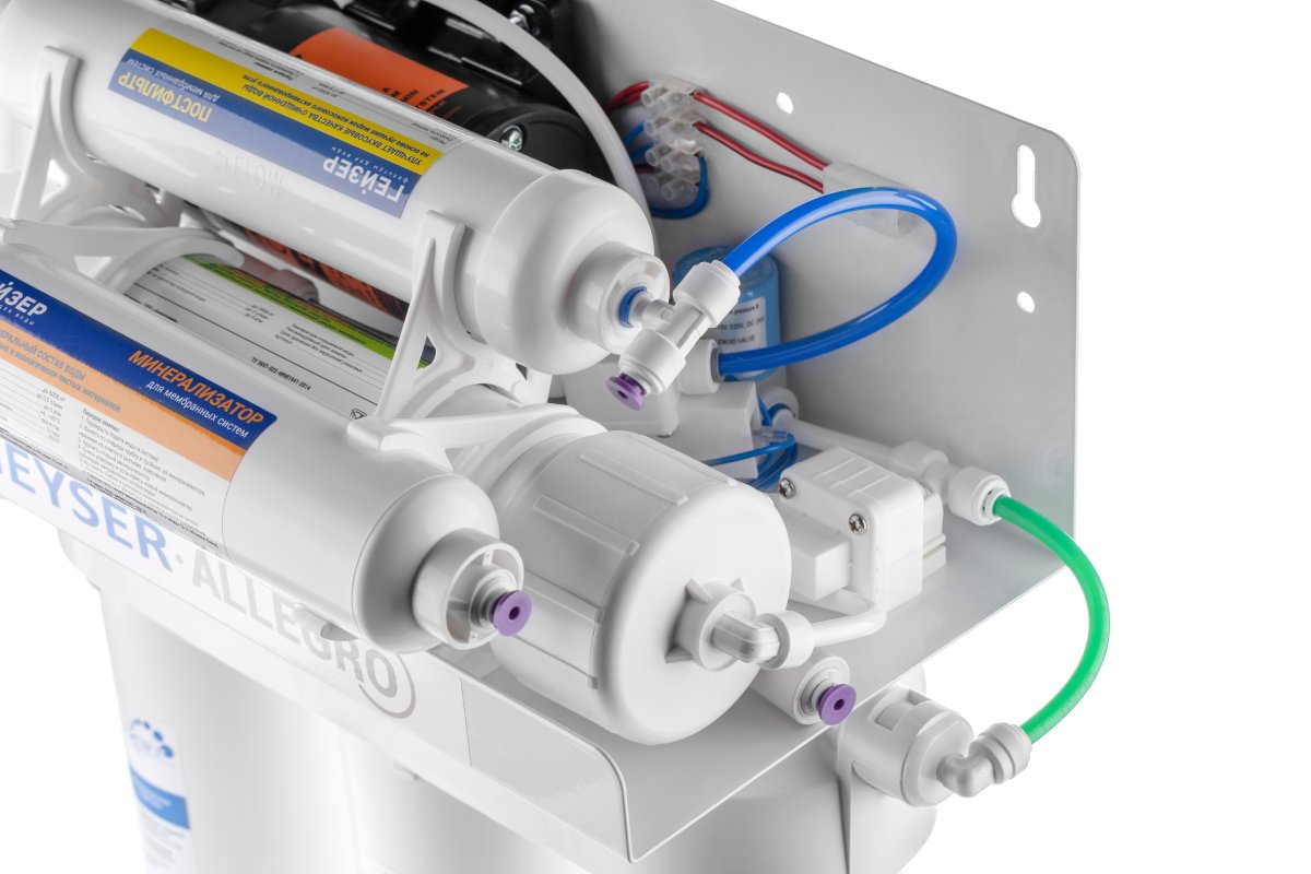 Гейзер Аллегро ПМ с помпой и минерализатором (бак 12 л)